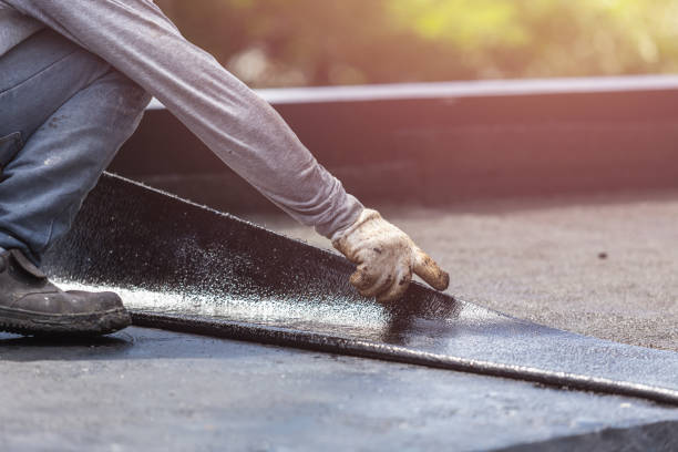 Professional Basement Waterproofing technician working in Lynwood, IL